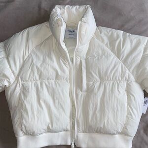 Old Navy Cream Puffer Jacket
